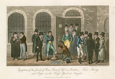 Symptomer på slutten av noen slags liv i London - Tom, Jerry og Logic in the Press Yard at Newgate Prison av English School