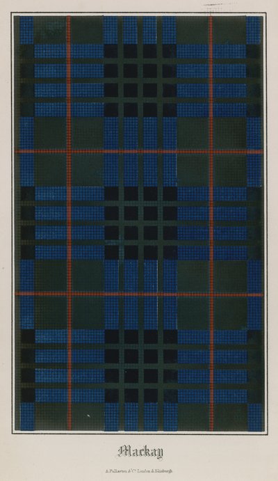 Tartan fra klanen Mackay av English School
