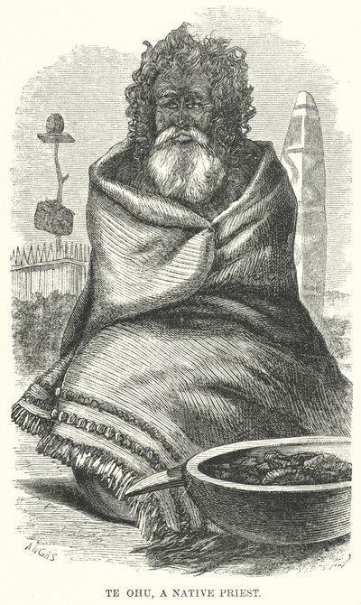 Te Ohu, ein einheimischer Priester von English School