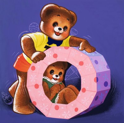 Bamse (med skjulte gjenstander) av English School