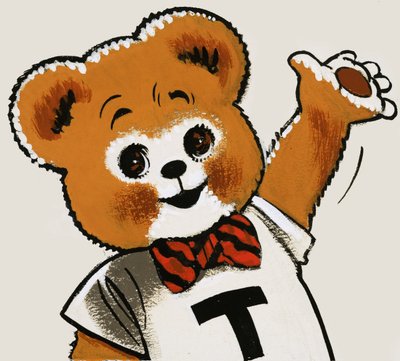 Teddybjørn vinker av English School