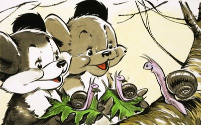 Teddy og Cuddly av English School