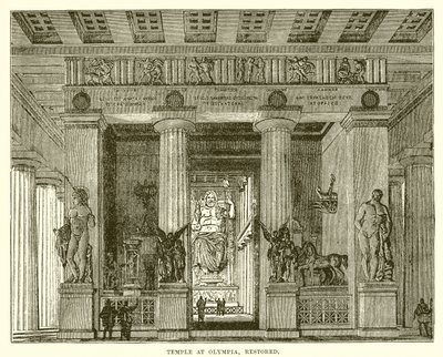 Tempel ved Olympia, restaurert av English School