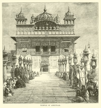 Amritsar-tempelet av English School