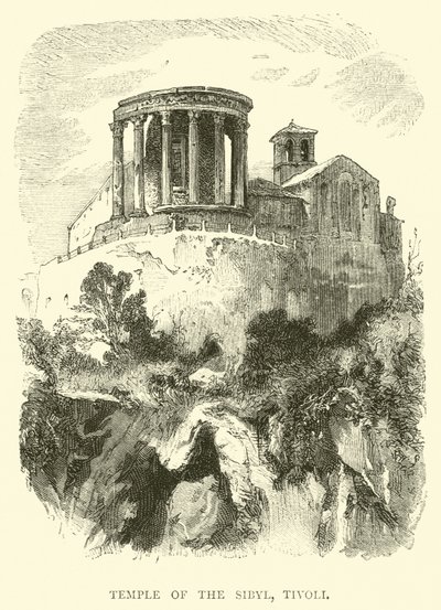 Sibyllens tempel, Tivoli av English School