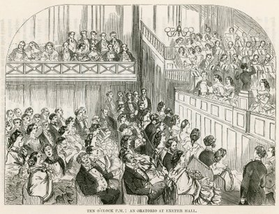 Ti OClock PM: Et oratorium i Exeter Hall av English School