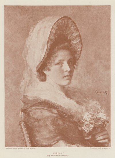 Teresa (fargelitografi) av English School