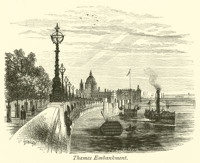 Thames Embankment av English School