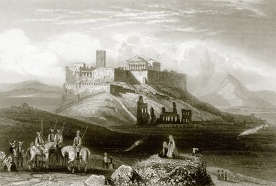 Akropolis i Athen av English School