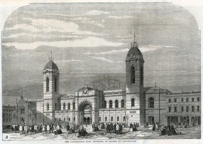 Agricultural Hall i Islington er i ferd med å bygge av English School