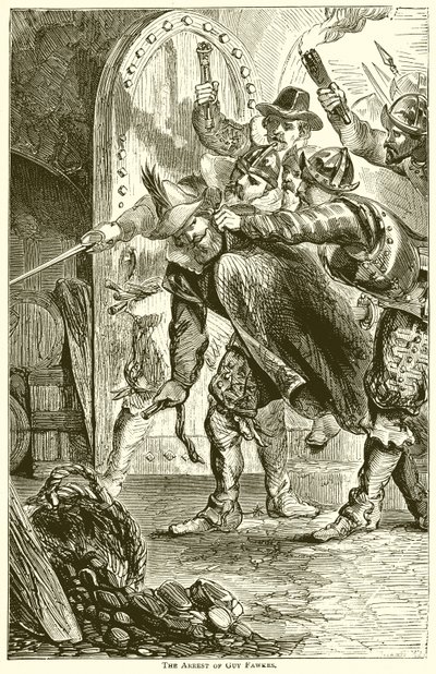 Arrestasjonen av Guy Fawkes av English School