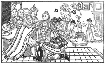 Die Ankunft Seiner Majestät Charles (1600-49) Prinz von Wales am spanischen Hof, 1623 von English School