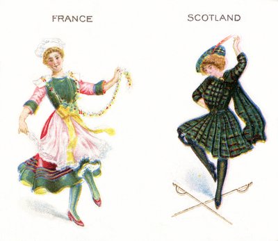 Auld-alliansen, Frankrike og Skottland, 1915 av English School