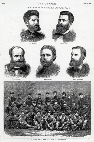 Den østerrikske polarekspedisjonen, publisert i The Graphic, 14. november 1874 av English School