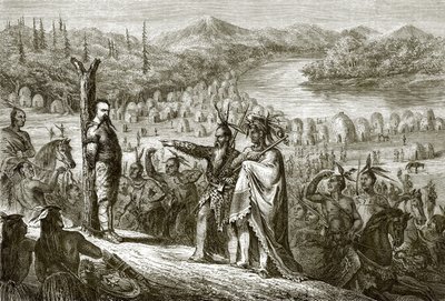 Baron de Wagon ved krigsposten av English School