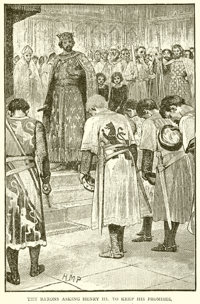 Baronene ber Henry III om å holde løftene sine av English School