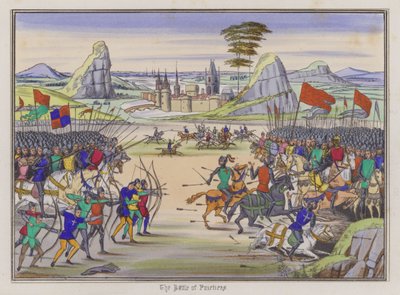 Die Schlacht von Poitiers von English School