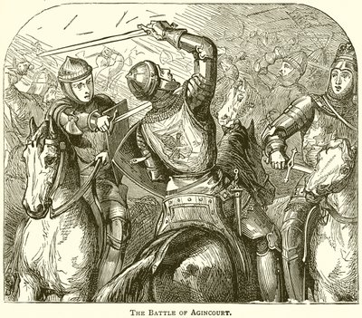 Slaget ved Agincourt av English School