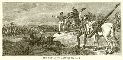 Slaget ved Agincourt, 1415 av English School
