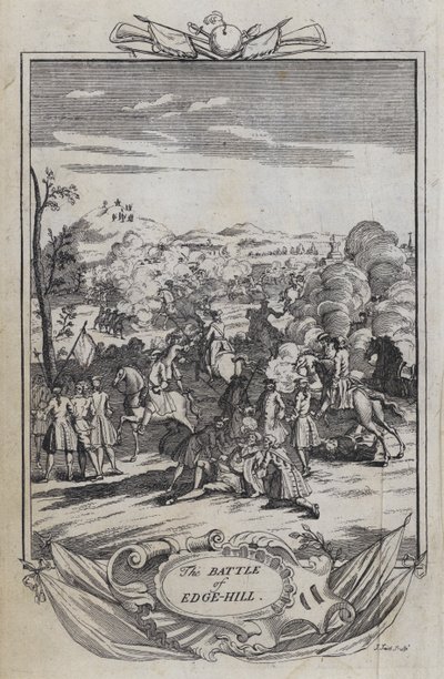 Slaget ved Edge Hill (gravering) av English School