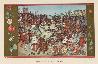Die Schlacht von Flodden von English School