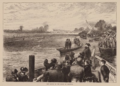 Båtslaget ved Chiswick (gravering) av English School