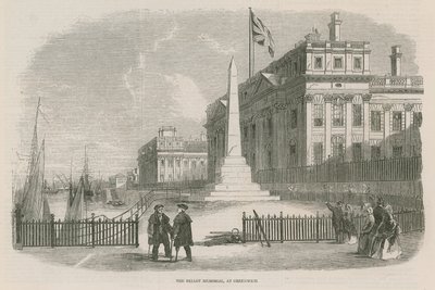 Bellot-minnesmerket i Greenwich, London av English School