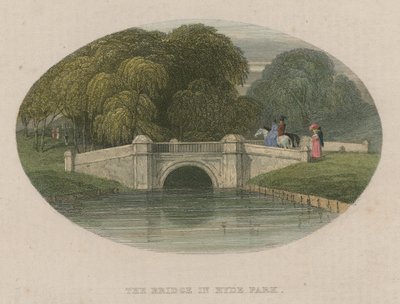The Bridge of Hyde Park, London av English School