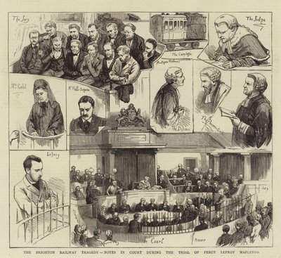 Brighton Railway Tragedy, notater i retten under rettssaken mot Percy Lefroy Mapleton av English School