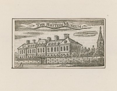 British Museum i Montague House av English School