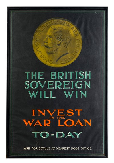 The British Sovereign Will Win, WWI-krigslånsplakat av English School