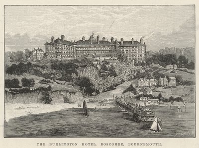 The Burlington Hotel, Boscombe, Bournemouth (gravering) av English School