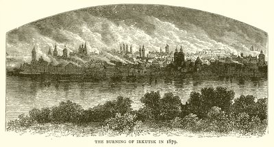 Brenningen av Irkutsk i 1879 av English School