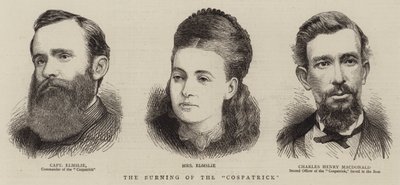 Brenningen av «Cospatrick» (gravering) av English School