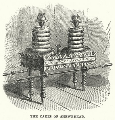 The Cakes of Shewbread (engraving) av English School