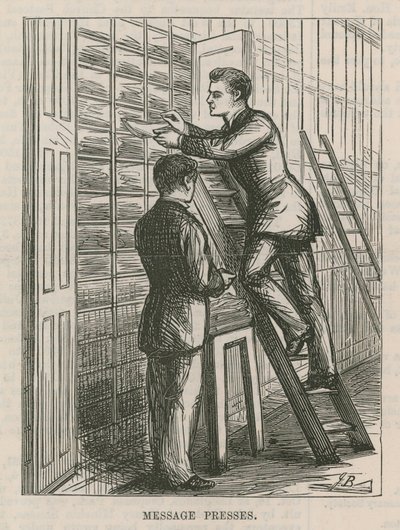 The Central Post Office Telegraph Establishment: Melding trykker av English School