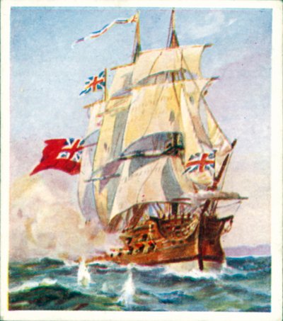 «Centurionen» (fargelitografi) av English School