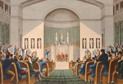 Deputertkammeret, ca. 1820 av English School