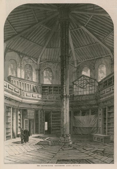 Kapittelhuset i Westminster Abbey av English School