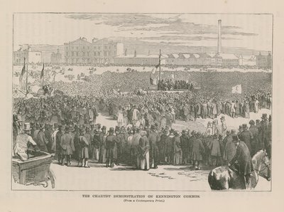 Chartist-demonstrasjonen på Kennington Common av English School