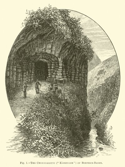 Ostegrotten (Kaskeller) i Bertrich-Baden av English School