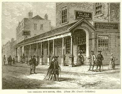 Chelsea Bun-House, 1810 av English School