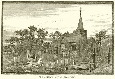 Kirken og kirkegården av English School