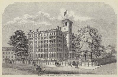 The Clarence Hotel, Dover (gravering) av English School