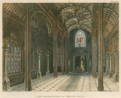 The Conservatory, Carlton House, London av English School
