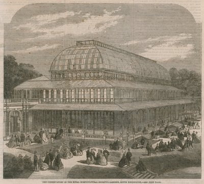 Konservatoriet i Royal Horticultural Society-hagene, South Kensington av English School