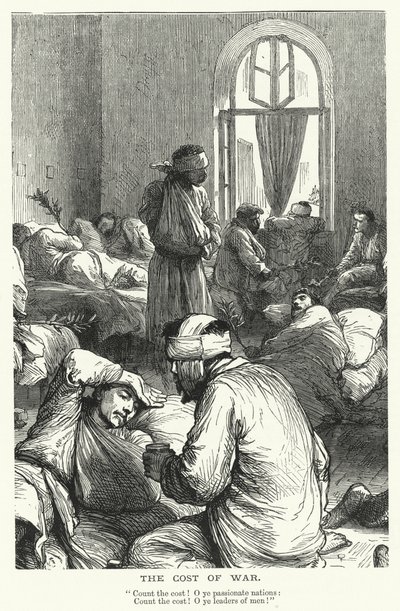 The Cost of War (gravering) av English School
