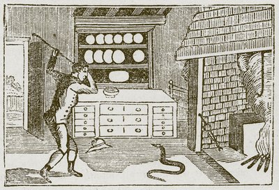 Landsmannen og slangen (gravering) av English School