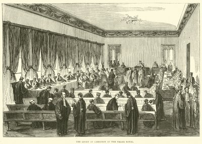 Kassasjonsdomstolen ved Palais Royal, mai 1871 av English School
