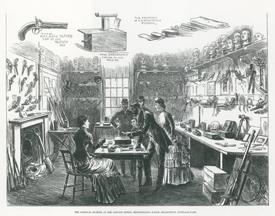 Kriminalmuseet ved Convict Office, Metropolitan Police Department, Scotland Yard av English School